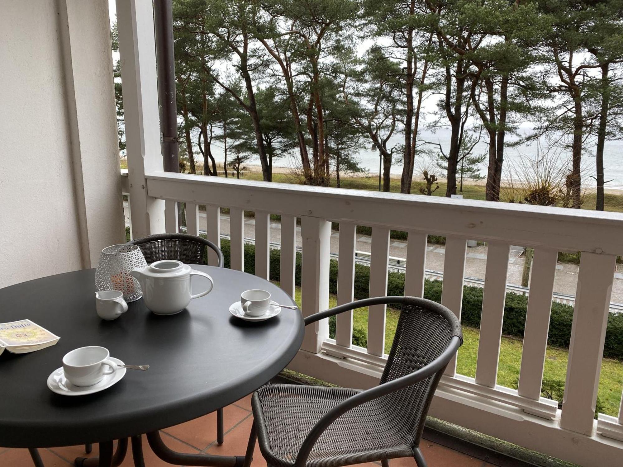 Ferienwohnung Ostseeblick In Der Villa Seeadler Binz Buitenkant foto